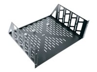 Middle Atlantic - Hylla för rack - 15.5" deep, vented - svart - 4U (paket om 4 delar) U4V-4