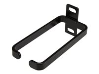 StarTech.com 1U Vertical 1.8 x 3.9in Server Rack Cable Management D-Ring Hook w/ Flexible Opening - Network Rack-Mount Cord Organizer Ring (CMHOOK1UN) - Kabelhanteringsring - svart - 1U - för P/N: RACK-18U-20-WALL-OA, RACK-21U-20-WALL-OA, RACK-24U-20-WALL-OA, RK3236BKF, RKQMCAB12V2 CMHOOK1UN
