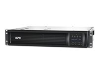 APC Smart-UPS 750VA LCD RM - UPS (kan monteras i rack) - AC 120 V - 500 Watt - 750 VA - 1-fas - Ethernet, RS-232, USB - utgångskontakter: 6 - 2U - Kanada, Förenta Staterna - svart - med APC SmartConnect SMT750RM2UC