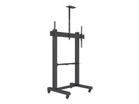 Multibrackets M Floorstand Pro MBF1U 150 - Vagn - för platt panel - aluminium - svart - skärmstorlek: 65"-100" 7350073739103