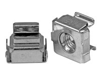 StarTech.com 50 Pkg M5 Cage Nuts for Server Rack Cabinets - M5 cage nuts - Rack cage nuts - cage nuts (CABCAGENUTS) - Stativmuttrar (paket om 50) - för P/N: RACK-18U-20-WALL-OA, RACK-21U-20-WALL-OA, RACK-24U-20-WALL-OA, SHELF-2U-20-CENTER-V CABCAGENUTS