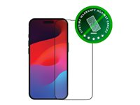 dbramante1928 Eco-shield - Skärmskydd för mobiltelefon - ramfärg svart - för Apple iPhone 15 Pro ES61CL001924