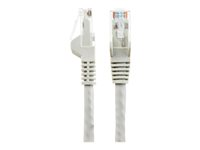 StarTech.com 1m LSZH CAT6 Ethernet Cable, 10 Gigabit Snagless RJ45 100W PoE Network Patch Cord with Strain Relief, CAT 6 10GbE UTP, Grey, Individually Tested/ETL, Low Smoke Zero Halogen - Category 6 - 24AWG (N6LPATCH1MGR) - Patch-kabel - RJ-45 (hane) till RJ-45 (hane) - 1 m - 6 mm - UTP - CAT 6 - hakfri - grå N6LPATCH1MGR