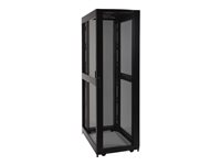 Eaton Tripp Lite Series 42U Rack Enclosure Server Cabinet Doors No Sides 3000lb Capacity - Rack skåp - svart - 42U - 19" SR42UBEXP