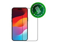 dbramante1928 Eco-shield - Skärmskydd för mobiltelefon - bulk - ramfärg svart - för Apple iPhone 15 ES61CL004235