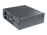 Middle Atlantic UTB Series Universal TechBox UTB-HR-A2-14 - Låsbar box för rack - kan monteras under bord - svart - 2U - 9.5" UTB-HR-A2-14