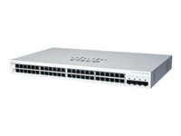 Cisco Business 220 Series CBS220-48T-4G - Switch - smart - 48 x 10/100/1000 + 4 x gigabit SFP (upplänk) - rackmonterbar - återanvänd CBS220-48T-4GEU-RF