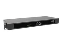 Eaton Tripp Lite Series 16-Port Serial Console Server, USB Ports (2) - Dual GbE NIC, 4 Gb Flash, Desktop/1U Rack, TAA - Konsolserver - 16 portar - 1GbE, RS-232 - 1U - TAA-kompatibel B097-016