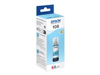 Epson 108 - 70 ml - ljus cyan - original - påfyllnadsbläck - för Epson L18050; EcoTank L8050 C13T09C54A