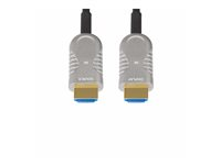 StarTech.com 30ft (9.1m) HDMI 2.1 Hybrid Active Optical Cable (AOC), CMP, Plenum Rated, Ultra High Speed HDMI Fiber Optic Cable, 48Gbps, 8K 60Hz/4K 120Hz, HDR10+/FRL/TMDS/eARC - CMP In Wall HDMI 2.1/2.0 Cord (8K-A-30F-HDMI-CABLE) - Ultra High Speed - HDMI-kabel - HDMI hane till HDMI hane - 9.1 m - hybrid koppar/fiberoptisk - svart - 4K120Hz stöd, 4K60Hz stöd, 8K60Hz stöd, Active Optical Cable (AOC) 8K-A-30F-HDMI-CABLE