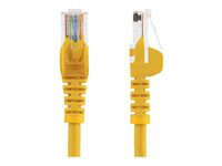 StarTech.com 7m Yellow Cat5e / Cat 5 Snagless Ethernet Patch Cable 7 m - Patch-kabel - RJ-45 (hane) till RJ-45 (hane) - 7 m - UTP - CAT 5e - hakfri - gul 45PAT7MYL