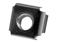 StarTech.com 50 Pkg M6 Cage Nuts for Server Rack Cabinet - Rack nuts (pack of 50) - CABCAGENUTS6 - Stativmuttrar (paket om 50) - för P/N: RACK-21U-20-WALL-OA, RACK-24U-20-WALL-OA, RK12OD2, SHELF-2U-20-CENTER-V CABCAGENUTS6