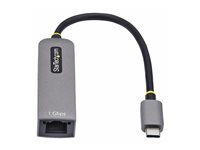 StarTech.com USB-C to Ethernet Adapter, NIC, 1Gbps - Nätverksadapter - USB-C 3.2 Gen 1 - Gigabit Ethernet + USB-C 3.2 Gen 1 - rymdgrå 1GPD3-USB-C-ETHERNET