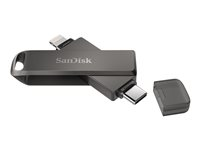 SanDisk iXpand Luxe - USB flash-enhet - 128 GB - USB-C / Lightning SDIX70N-128G-GN6NE