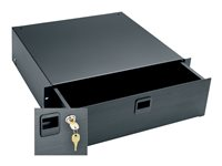 Middle Atlantic D3LK - Racklåda - anodized, borstad svart - 3U - 19" D3LK