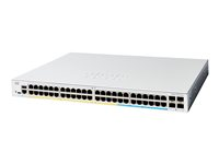 Cisco Catalyst 1300-48FP-4X - Switch - L3 - Administrerad - 48 x 10/100/1000 (PoE+) + 4 x 10 Gigabit SFP+ - rackmonterbar - PoE+ (740 W) - återanvänd C1300-48FP-4X-RF