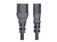 StarTech.com 4.5m Power Extension Cord, C14 to C13, 15A 250V, KEMA-KEUR - Förlängningskabel för ström - IEC 60320 C14 till power IEC 60320 C13 - AC 250 V - 15 A - 4.6 m - formpressad - svart PXTC13C141415FEU