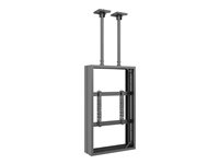 Multibrackets M Pro Series - Hölje - medium - för LCD-display - hög ljusstyrka, B2B - stål - svart - skärmstorlek: 55" - väggmonterbar 7350022736849