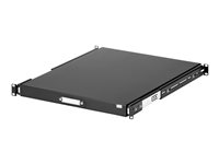 StarTech.com 1U Sliding Server Rack Mount Keyboard Shelf Tray - 55lbs - 22" Deep Steel Pull Out Drawer for 19" AV, Network Equipment Rack (SLIDESHELFD) - Tangentbordshylla för rack - svart - för P/N: RK1536BKF, RK1836BKF, RK2537BKM, RK3236BKF, RK4236BKB, RK4242BK24, RK4242BK30 SLIDESHELFD