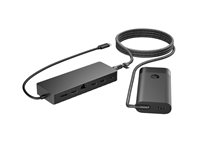 HP Universal - Dockningsstation - USB-C - HDMI, DP - 10Mb LAN - med laptop-laddare - Europa 9H0H9AA#ABB