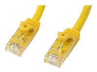 StarTech.com Cat6-patchkabel med hakfria RJ45-kontakter ? 1 m, gul - Patch-kabel - RJ-45 (hane) till RJ-45 (hane) - 1 m - UTP - CAT 6 - hakfri - gul N6PATC1MYL