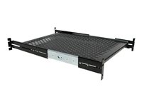 StarTech.com Server Rack Shelf - 2U - 20 to 30in Adjustable Mounting Depth - Vented - Server Rack Cabinet Shelf - 24in Deep - Hylla för rack - 1U - 19" - för P/N: RK1233BKM, RK2433BKM, RK2537BKM, RK3236BKF, RK4236BKB, RK4242BK24, RK4242BK30 UNISLDSHF19
