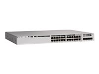 Cisco Catalyst 9200 - Network Essentials - switch - L3 - Administrerad - 8 x 100/1000/2.5G/5G/10GBase-T + 16 x 10/100/1000 (PoE+) - rackmonterbar - PoE+ (370 W) - återanvänd C9200-24PXG-E-RF