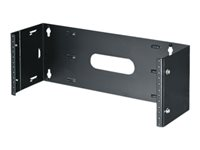 DataTel HPM Series - Monteringsram för stativ - väggmontering - svart - 4U - 19" HPM-4