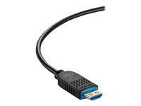 C2G 35ft (10.7m) C2G Performance Series High Speed HDMI Active Optical Cable (AOC) - 4K 60Hz Plenum Rated - High Speed - HDMI-kabel - HDMI hane till HDMI, 24 pin USB-C - 10.7 m - svart - 4K60Hz stöd, plenum, Active Optical Cable (AOC) C2G41483