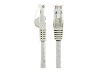StarTech.com 7m LSZH CAT6 Ethernet Cable, 10 Gigabit Snagless RJ45 100W PoE Network Patch Cord with Strain Relief, CAT 6 10GbE UTP, Grey, Individually Tested/ETL, Low Smoke Zero Halogen - Category 6 - 24AWG - Patch-kabel - RJ-45 (hane) till RJ-45 (hane) - 7 m - 6 mm - UTP - CAT 6 - hakfri - grå N6LPATCH7MGR