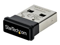 StarTech.com USB Bluetooth 5.0 Adapter, USB Bluetooth Dongle Receiver for PC/Computer/Laptop/Keyboard/Mouse/Headsets, Range 33ft/10m, EDR (USBA-BLUETOOTH-V5-C2) - Nätverksadapter - USB - Bluetooth 5.0 EDR, Bluetooth 5.0 LE, Bluetooth 5.0 - Klass 2 - svart USBA-BLUETOOTH-V5-C2