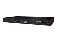 APC Automatic Transfer Switch - Förbikopplare (kan monteras i rack) - AC 100/120 V - 1440 VA - Ethernet - utgångskontakter: 10 - svart - för P/N: AR106SH6, AR109SH4, AR109SH6, AR112SH4, AR112SH6, SCL400RMJ1U, SCL500RMI1UNC AP7750A