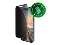 dbramante1928 Eco-shield - Skärmskydd för mobiltelefon - film - med sekretessfilter - ramfärg svart - för Apple iPhone 16 ES61CL006209