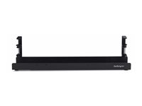 StarTech.com Under Desk Cable Management Tray, Clamp-on Installation - Fack för kabelhantering - kan monteras under bord - svart - 80 cm CALB-DESK-CABLE-TRAY