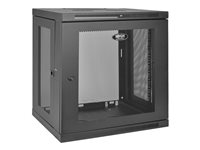 Eaton Tripp Lite Series 12U Wall Mount Rack Enclosure Server Cabinet w/ Door & Side Panels - Rack skåp - väggmontering - svart - 12U - 19" SRW12U