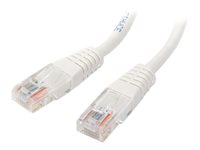 StarTech.com Molded Cat 5e UTP Patch Cable - Patch-kabel - RJ-45 (hane) till RJ-45 (hane) - 15 m - UTP - CAT 5e - formpressad - vit M45PAT15MWH