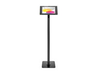 Compulocks - Stand kit - synliga kameror och sensorer fram/bak - för surfplatta - låsbar - höggradig aluminium - svart - golvstående, fristående - för Apple iPad A16 Wi-Fi, A16 Wi-Fi + Cellular 150B209SWLB