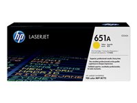 HP 651A - Gul - original - LaserJet - tonerkassett (CE342A) - för Color LaserJet Enterprise MFP M775; LaserJet Managed MFP M775 CE342A