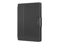 Targus Safe Fit Universal 360° Rotating - Vikbart fodral för surfplatta - polyuretan - svart - 9" - 10.5" THZ785GL