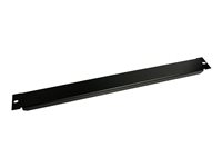 StarTech.com 1U Blanking Panel - Metal Rack Mount Filler Panel - for 19in Server Rack Enclosure or Cabinet - Steel - Black (BLANKB1) - Täckpanel - svart - 1U - 19" - för P/N: RK1236BKF, RK2536BKF, RK4236BKB, RK619WALL, RK619WALLGB, RK960CP BLANKB1