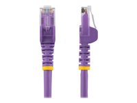 StarTech.com 1m CAT6 Ethernet Cable, 10 Gigabit Snagless RJ45 650MHz 100W PoE Patch Cord, CAT 6 10GbE UTP Network Cable w/Strain Relief, Purple, Fluke Tested/Wiring is UL Certified/TIA - Category 6 - 24AWG (N6PATC1MPL) - Nätverkskabel - RJ-45 (hane) till RJ-45 (hane) - 1 m - UTP - CAT 6 - hakfri, tvinnad - lila N6PATC1MPL