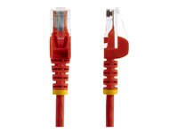 StarTech.com Cat5e patchkabel med hakfria RJ45-kontakter – 3 m, röd - Patch-kabel - RJ-45 (hane) till RJ-45 (hane) - 3 m - UTP - CAT 5e - formpressad, hakfri - röd 45PAT3MRD