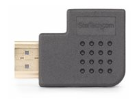 StarTech.com Right Angle HDMI 2.0 Adapter, 90-Degree HDMI Port Saver, M/F - High Speed - HDMI-adapter - HDMI hane till HDMI hona högervinklad - svart - 4K60Hz stöd, dubbelriktad, passiv HDMI2HDMIMFRA