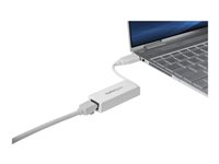 StarTech.com USB 3.0 to Gigabit Ethernet Network Adapter - 10/100/1000 NIC - USB to RJ45 LAN Adapter for PC Laptop or MacBook (USB31000SW) - Nätverksadapter - USB 3.0 - Gigabit Ethernet - vit USB31000SW