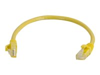 C2G Cat6 Booted Unshielded (UTP) Network Patch Cable - Patch-kabel - RJ-45 (hane) till RJ-45 (hane) - 2 m - UTP - CAT 6 - formpressad, hakfri, tvinnad - gul 83468