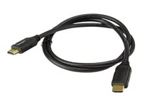 StarTech.com Premium Höghastighets HDMI-kabel med Ethernet - 4K 60 Hz - 1 m - HDMI-kabel med Ethernet - HDMI hane till HDMI hane - 1 m - svart - för P/N: EXTEND-HDMI-4K40C6P1, KITBXAVHDPEU, KITBXAVHDPUK, KITBXDOCKPEU, KITBXDOCKPUK HDMM1MP