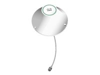 Cisco 4G Indoor Ceiling-Mount Omnidirectional Antenna - Antenn - 1,5 dBi (för 700 - 960 MHz), 1 dBi (för 700 - 960 MHz), 1,7 dBi (för 1,7 - 2,2 GHz), 3,2 dBi (för 1,7 - 2,2 GHz), 3 dBi (för 2,5 - 2,7 GHz), 4 dBi (för 2,5 - 2,7 GHz) - rundstrålande - kan monteras i tak, kan monteras på vägg, inomhus - vit - rekonditionerad - för 3G wireless Enhanced High-Speed WAN Interface Card 4G-ANTM-OM-CM-RF