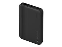 dbramante1928 re-charge - Strömförsörjningsbank - 5000 mAh - 20 Watt - Apple 2.4A, BC 1.2, PD 2.0, PD 3.0, QC 2.0, QC 3.0 - 2 utdatakontakter (24 pin USB-C, USB typ A) - på kabel: USB-C - svart CP05ACBL7151