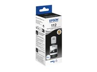Epson EcoTank 112 - 127 ml - svart - original - påfyllnadsbläck - för EcoTank L11160, L15160, L6460, L6490, L6550, L6570, L6580, M15140; EcoTank Pro L15180 C13T06C14A