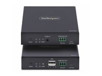 StarTech.com HDMI KVM Extender Over IP Network, 4K 60Hz, Driverless - Transmitter and receiver Kit - video/ljud/USB-förlängare - HDMI IH2006-KVM-EXTENDER